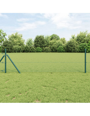 Recinzione Esagonale Verde  0.6x25 m Acciaio