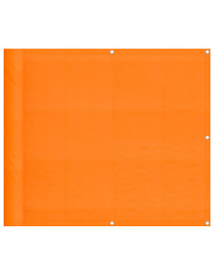 Paravento da Balcone Arancione 90x700 cm 100% Poliestere Oxford 2