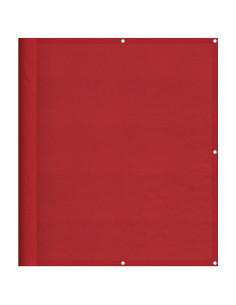 Paravento da Balcone Rosso 120x800 cm 100% Poliestere Oxford 2