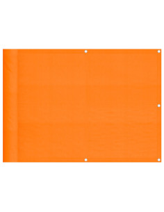 Paravento da Balcone Arancione 75x800 cm 100% Poliestere Oxford 2