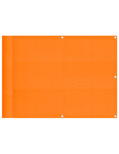 Paravento da Balcone Arancione 75x800 cm 100% Poliestere Oxford