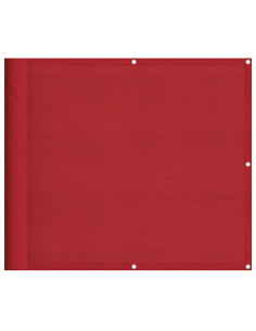 Paravento da Balcone Rosso 90x700 cm 100% Poliestere Oxford 2