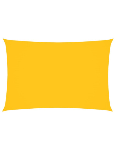Parasole a Vela Oxford Rettangolare 2x4 m Gialla