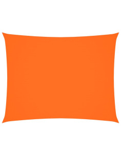 Parasole a Vela Oxford Rettangolare 4x6 m Arancione 2