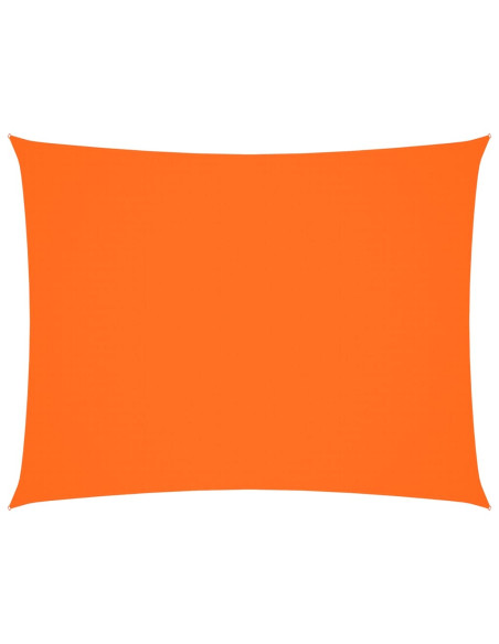 Parasole a Vela Oxford Rettangolare 4x6 m Arancione