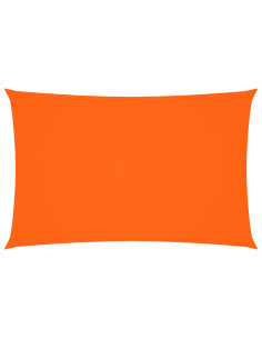 Parasole a Vela Oxford Rettangolare 2,5x5 m Arancione 2