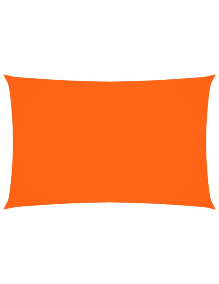 Parasole a Vela Oxford Rettangolare 2,5x5 m Arancione
