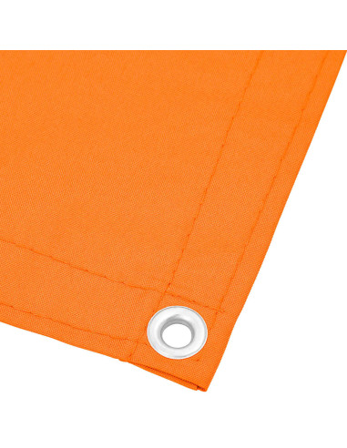 Paravento da Balcone Arancione 75x700 cm 100% Poliestere Oxford