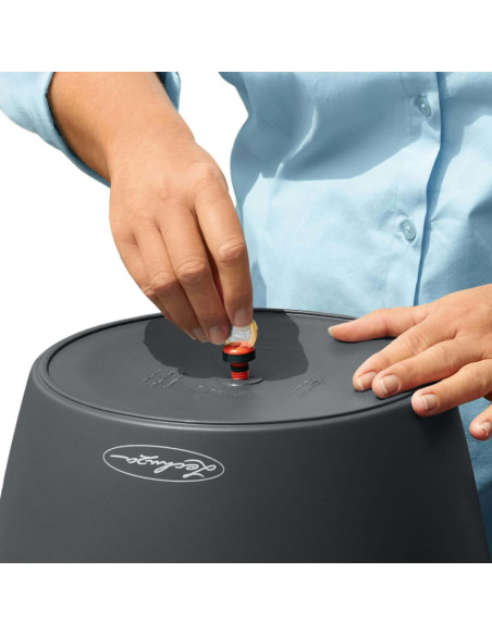 LECHUZA Fioriera Classico Color 43 ALL-IN-ONE Ardesia 13244