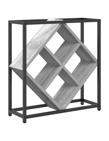 Portabottiglie Grigio Sonoma 51 x 18 x 52,5 cm