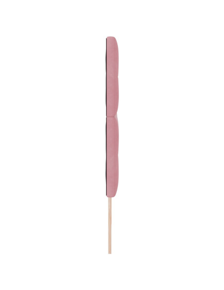 Testiera imbottita  Rosa 200 cm in Velluto