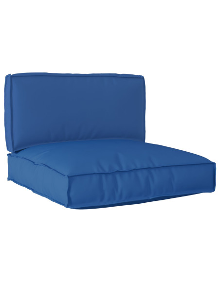 Set di cuscini per pallet  Set di 2 Blu reale Poliestere Standard