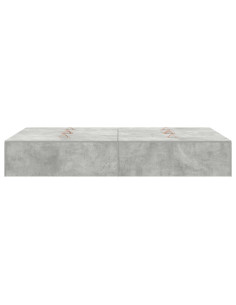 Struttura letto con contenitore Grigio cemento 120 x 200 cm