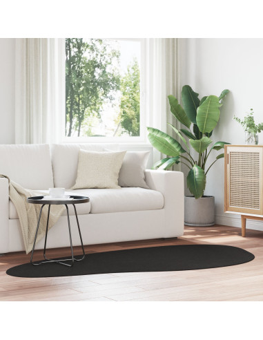 Tappeti per area HUARTE Nero 100 x 200 cm Poliestere