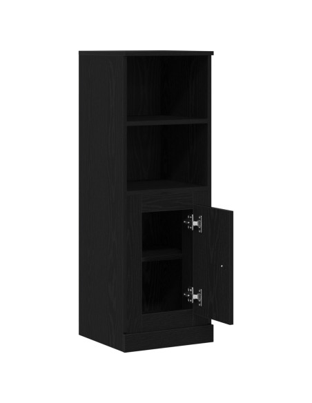 Highboard Rovere Nero 36x35.5x103.5 cm Legno ingegnerizzato