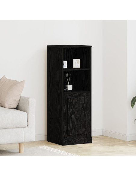 Highboard Rovere Nero 36x35.5x103.5 cm Legno ingegnerizzato