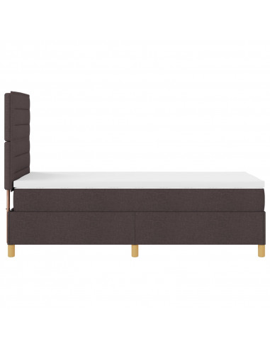 Struttura Letto a Molle Marrone scuro Legno 100 x 200 cm
