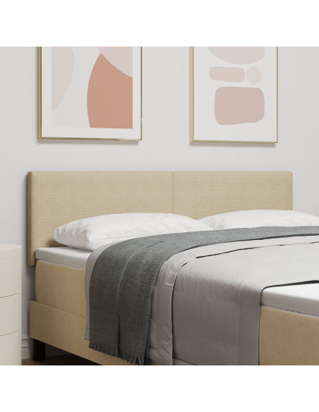 Testata LED Design Semplice Verde Chiaro e Grigio 72 cm in Tessuto Corduroy