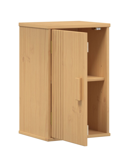 Mobiletto da bagno  35x30x55 cm in legno massello di pino