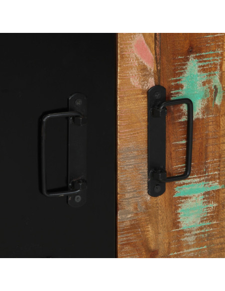 Mobile da Bagno con porta Marrone Legno Recuperato Massello