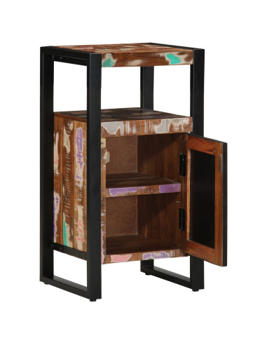 Mobile da Bagno con porta Marrone Legno Recuperato Massello