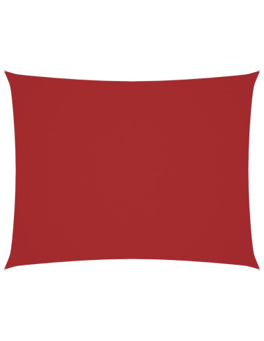 Parasole a Vela Oxford Rettangolare 2x3 m Rosso