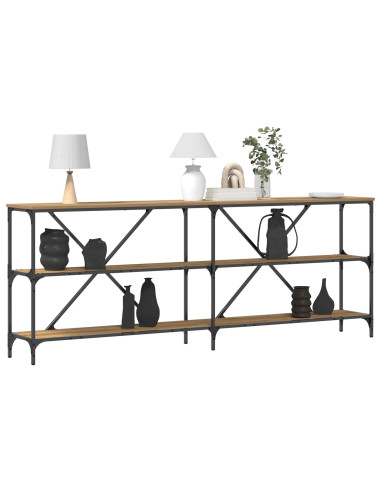 Tavolo consolle Rovere Artigianale 200 x 30 x 75 cm