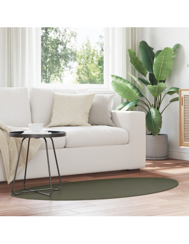 Tappeti per area HUARTE Verde foresta 80 x 150 cm Poliestere