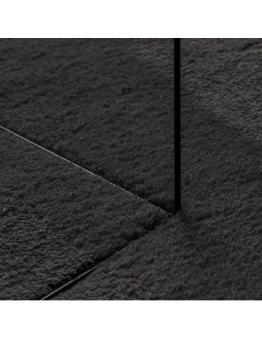 Tappeti per area HUARTE Nero 80 x 150 cm Poliestere