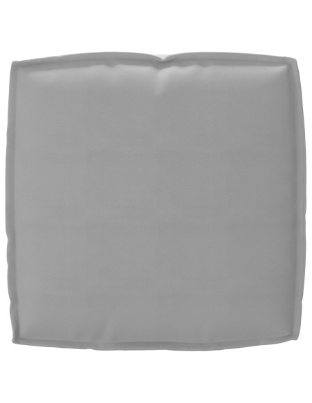 Cuscino da esterno  Grigio Poliestere 50 x 50 x 12 cm