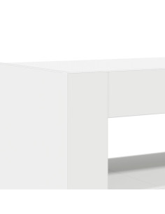 Credenza Bianco 116 x 30 x 75 cm Legno multistrato