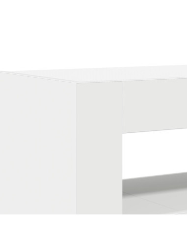 Credenza Bianco 116 x 30 x 75 cm Legno multistrato