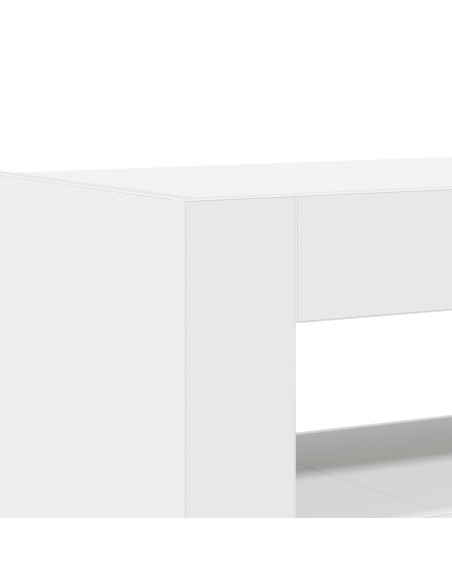 Credenza Bianca Bianca Legno ingegnerizzato 116 x 30 x 75 cm
