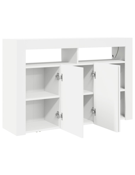 Credenza Bianca Bianca Legno ingegnerizzato 116 x 30 x 75 cm