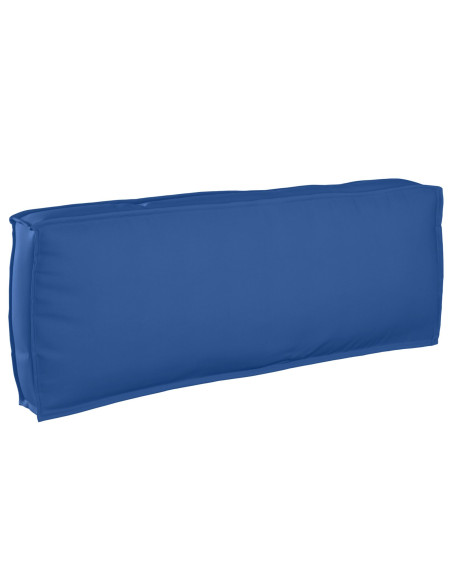 Set di cuscini per pallet  Set di 3 Blu Reale Poliestere Medi