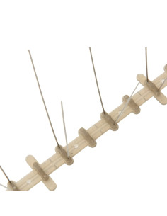Set Dissuasori per Uccelli e Piccioni 20 pz 2 File 10 m