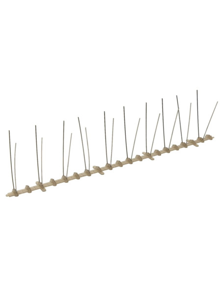 Set Dissuasori per Uccelli e Piccioni 20 pz 2 File 10 m