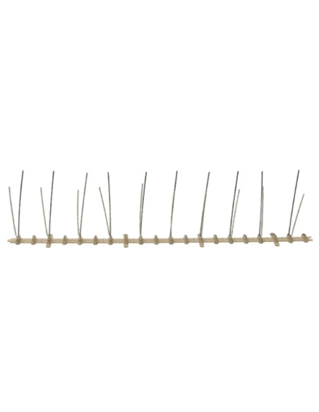 Set Dissuasori per Uccelli e Piccioni 20 pz 2 File 10 m