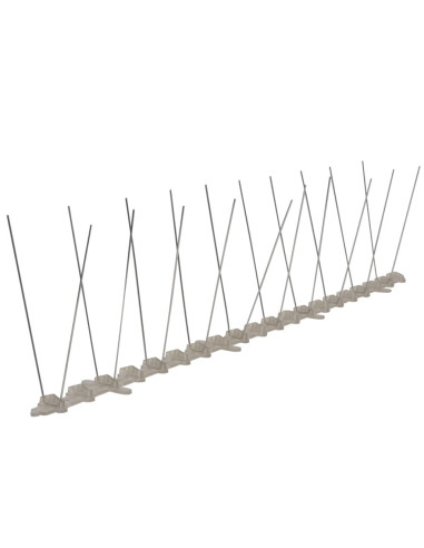 Set Dissuasori per Uccelli e Piccioni 6 pz 2 File 3 m