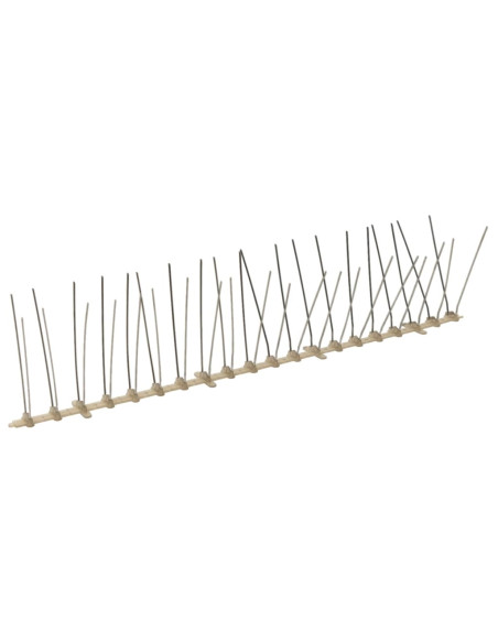 Set Dissuasori per Uccelli e Piccioni 20 pz 4 File 10 m
