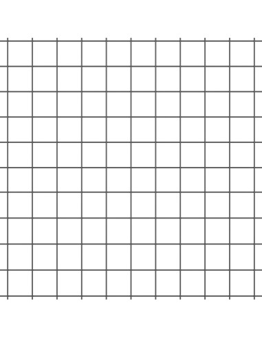 Palo della recinzione Grigio 25 x 1,6 m (25 x 25 mm rete)