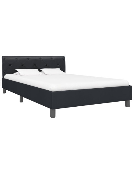 Giroletto Nero in Similpelle 140x200 cm