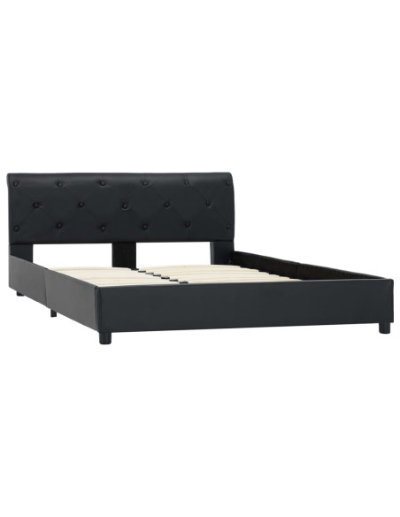 Giroletto Nero in Similpelle 140x200 cm