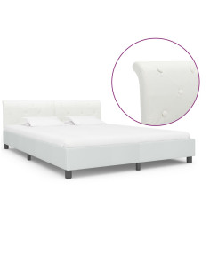 Giroletto Bianco in Similpelle 160x200 cm 2