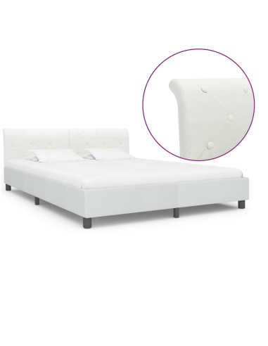 Giroletto Bianco in Similpelle 160x200 cm