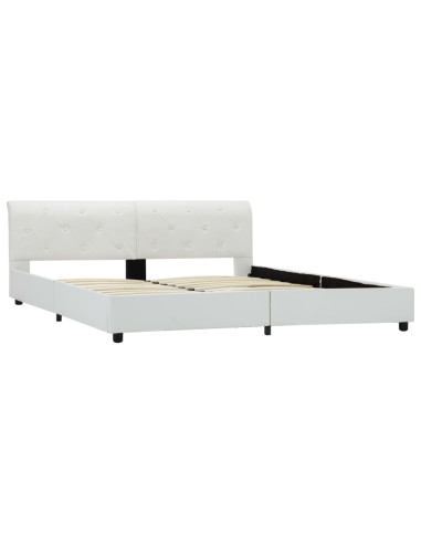 Giroletto Bianco in Similpelle 160x200 cm