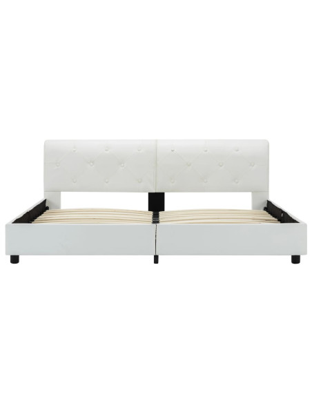 Giroletto Bianco in Similpelle 160x200 cm