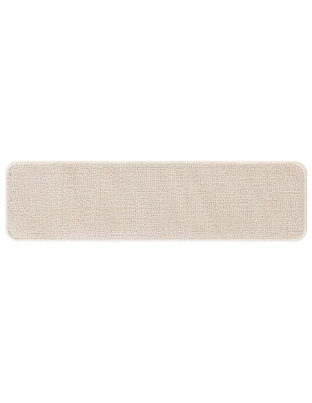 Tappetini per scale  con retro in lattice crema 20x75 cm