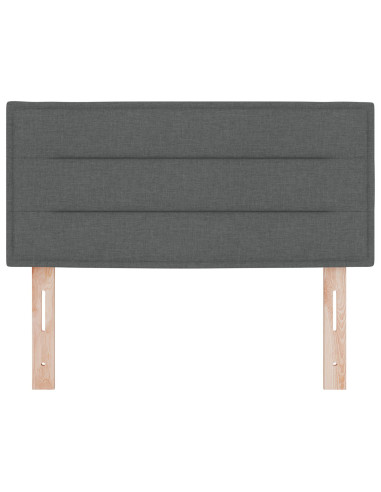 Testiera con testiera Grigio scuro 80 cm Pelle Sintetica