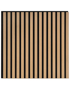 Pannelli Acustici da Parete 8 pz Doghe Rovere Impiallacciato